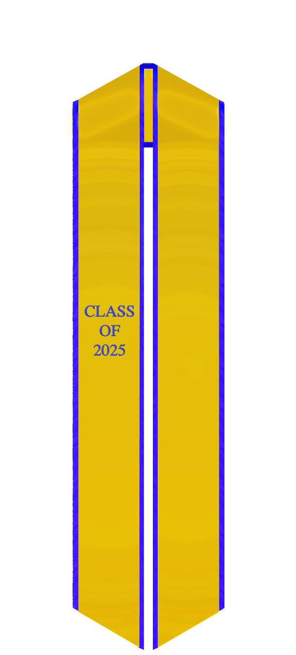 Graduation Sash, Customize Option Provides